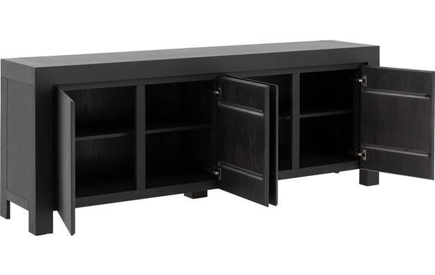 Goossens dressoir clear grijs eiken - 8203087-03