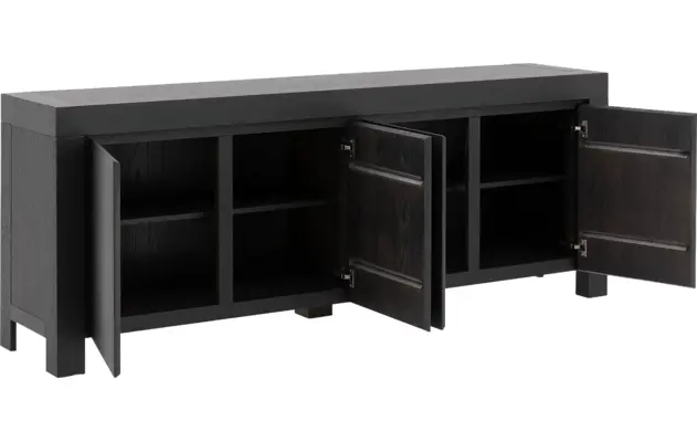 Goossens dressoir clear grijs eiken - 8203087-03