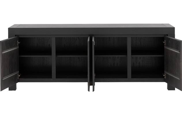 Goossens dressoir clear grijs eiken - 8203087-04