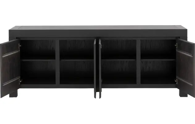 Goossens dressoir clear grijs eiken - 8203087-04