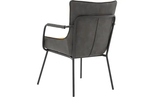 Goossens excellent eetkamerstoel matteo geel stof - 8203121-02