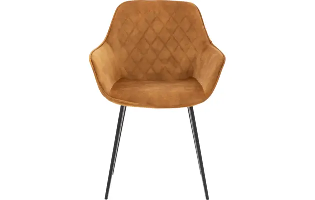 Goossens basic eetkamerstoel ebi geel stof - 8203173-01