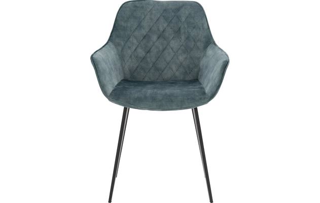Goossens basic eetkamerstoel ebi blauw stof - 8203176-01