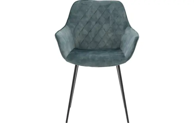 Goossens basic eetkamerstoel ebi blauw stof - 8203176-01
