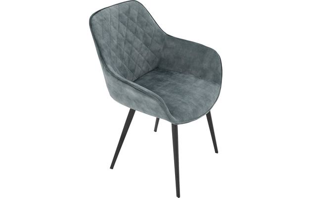 Goossens basic eetkamerstoel ebi blauw stof - 8203176-04