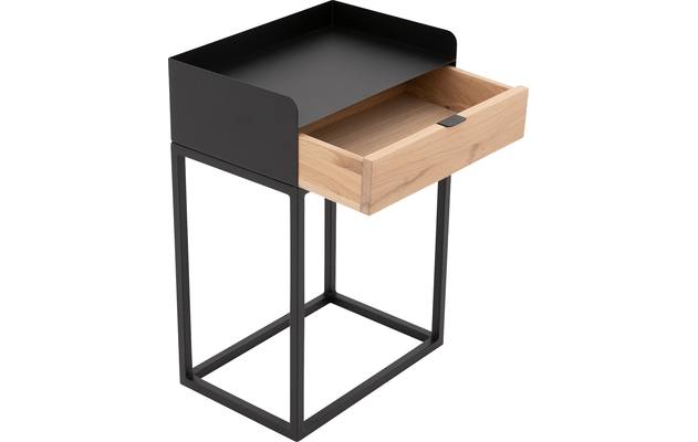 Goossens nachtkastje vide wit eiken - 8203207-04