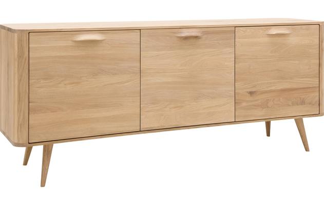 Goossens dressoir bjarte wit eiken - 8203306-02