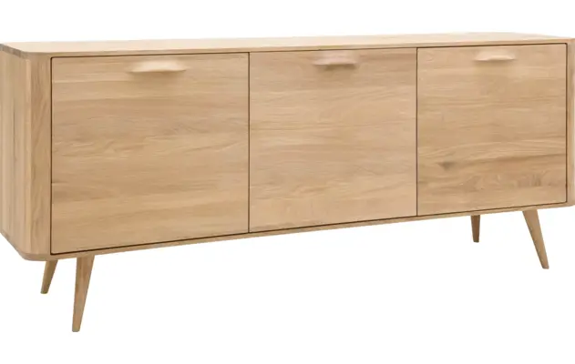 Goossens dressoir bjarte wit eiken - 8203306-02