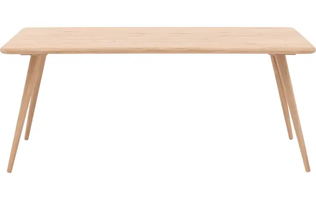 Goossens eettafel bjarte wit eiken - 8203309-01