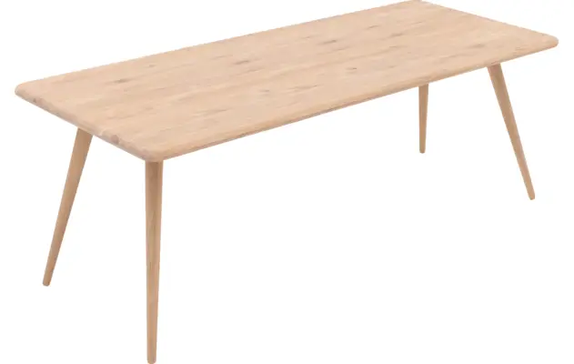 Goossens eettafel bjarte wit eiken - 8203309-03