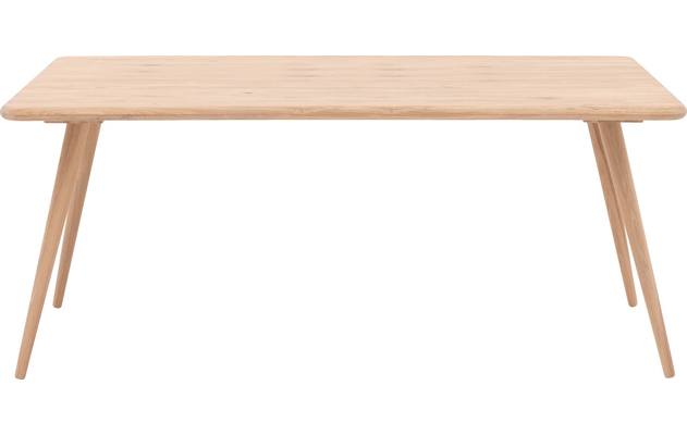 Goossens eettafel bjarte wit eiken - 8203312-01