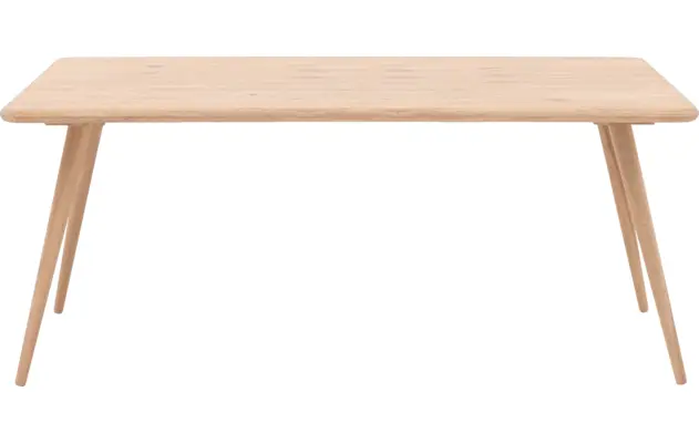 Goossens eettafel bjarte wit eiken - 8203312-01