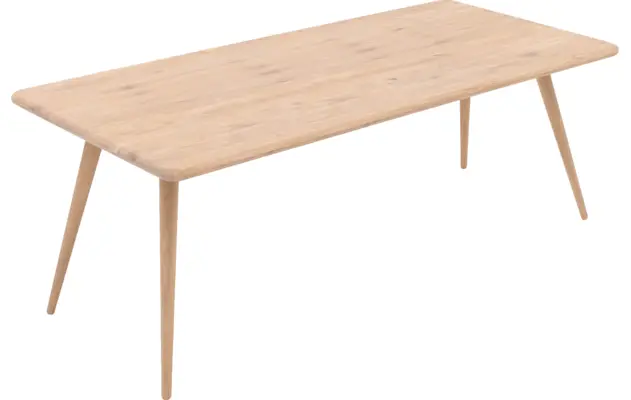 Goossens eettafel bjarte wit eiken - 8203312-03