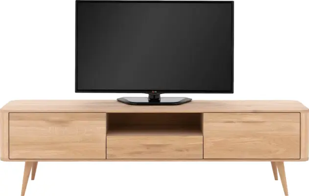 Goossens tv dressoir bjarte wit eiken - 8203314-03