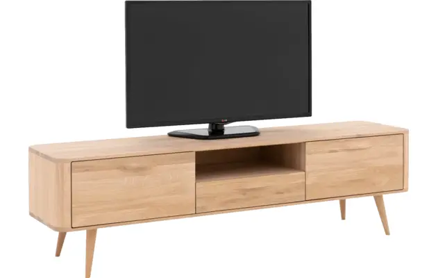 Goossens tv dressoir bjarte wit eiken - 8203314-04