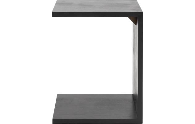 Goossens bijzettafel quinze zwart eiken - 8203321-01