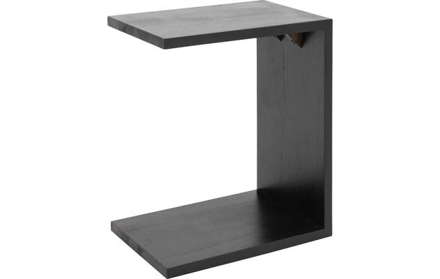 Goossens bijzettafel quinze zwart eiken - 8203321-02