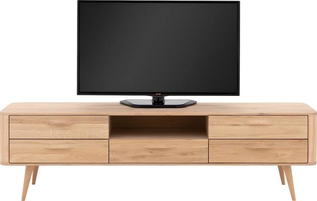 Goossens tv meubel bjarte wit eiken - 8203322-02