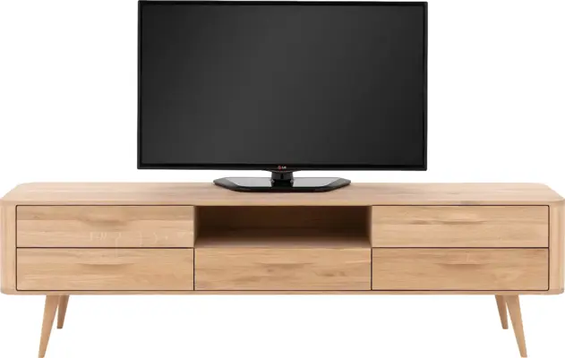 Goossens tv meubel bjarte wit eiken - 8203322-02