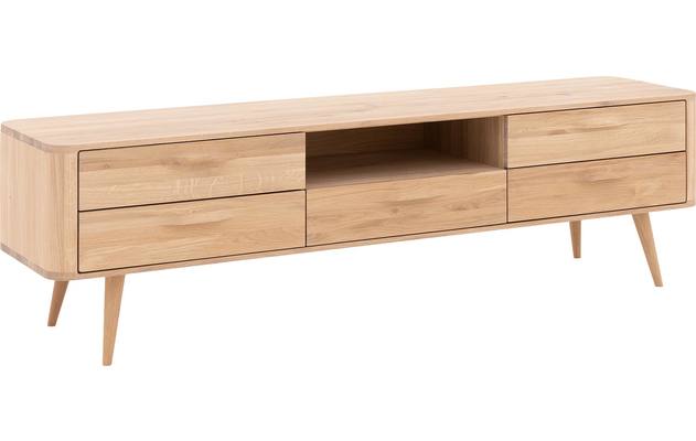 Goossens tv meubel bjarte wit eiken - 8203322-03