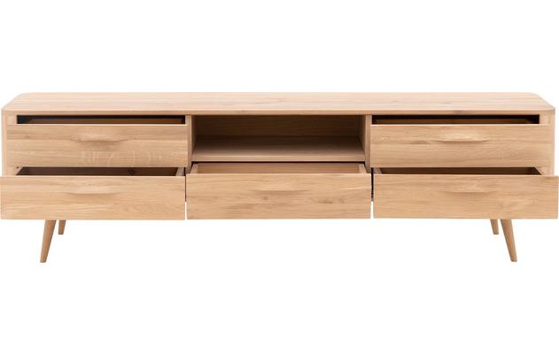 Goossens tv meubel bjarte wit eiken - 8203322-05