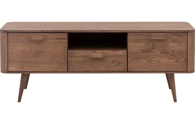Goossens tv meubel bjarte donker bruin eiken - 8203328-01