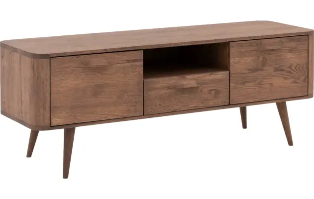 Goossens tv meubel bjarte donker bruin eiken - 8203328-05