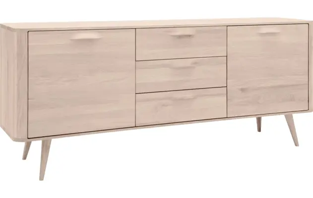 Goossens dressoir bjarte wit eiken - 8203335-02