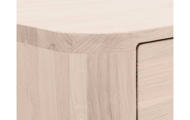 Goossens dressoir bjarte wit eiken - 8203335-04