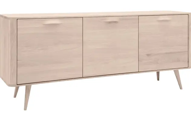 Goossens dressoir bjarte wit eiken - 8203336-02