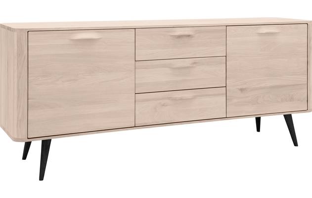 Goossens dressoir bjarte wit eiken - 8203337-02