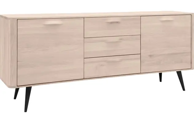 Goossens dressoir bjarte wit eiken - 8203337-02