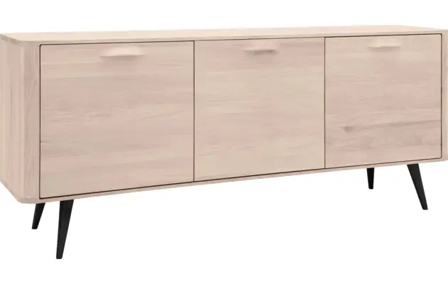 Goossens dressoir bjarte wit eiken - 8203338-02