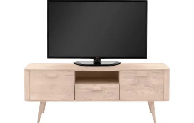 Goossens tv meubel bjarte wit eiken - 8203355-03