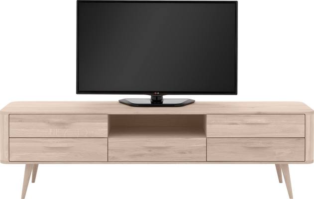 Goossens tv meubel bjarte wit eiken - 8203356-03