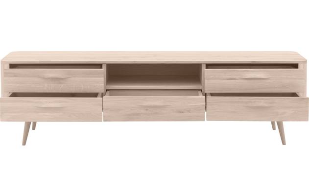 Goossens tv meubel bjarte wit eiken - 8203356-05