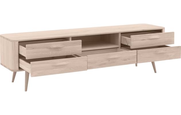 Goossens tv meubel bjarte wit eiken - 8203356-06