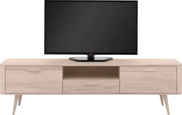Goossens tv dressoir bjarte wit eiken - 8203357-03