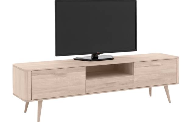 Goossens tv dressoir bjarte wit eiken - 8203357-04
