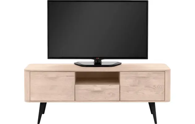 Goossens tv meubel bjarte wit eiken - 8203358-03