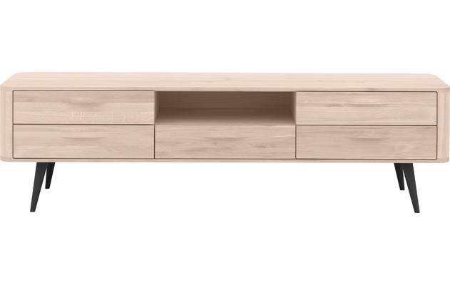 Goossens tv meubel bjarte wit eiken - 8203359-01
