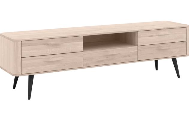 Goossens tv meubel bjarte wit eiken - 8203359-02