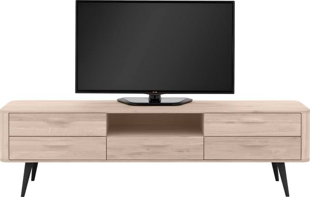 Goossens tv meubel bjarte wit eiken - 8203359-03