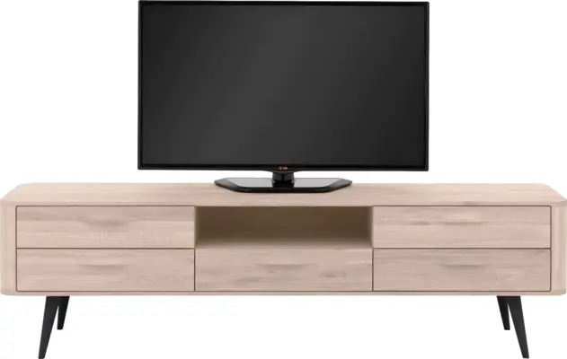Goossens tv meubel bjarte wit eiken - 8203359-03