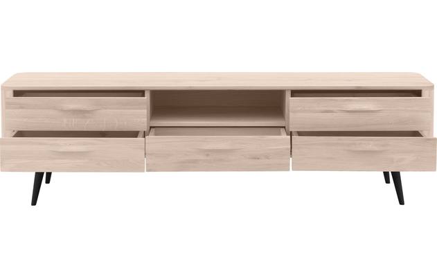 Goossens tv meubel bjarte wit eiken - 8203359-05