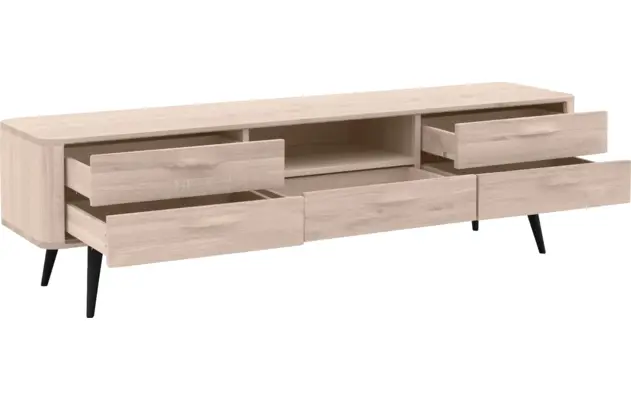Goossens tv meubel bjarte wit eiken - 8203359-06