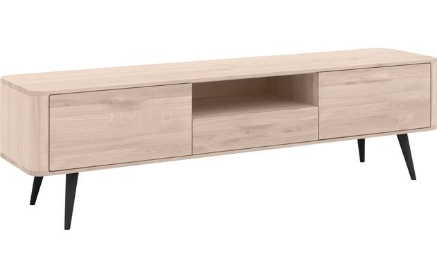 Goossens tv dressoir bjarte wit eiken - 8203360-02