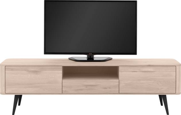 Goossens tv dressoir bjarte wit eiken - 8203360-03