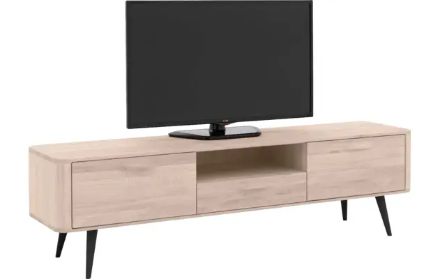 Goossens tv dressoir bjarte wit eiken - 8203360-04