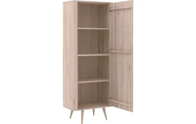 Goossens opbergkast bjarte wit eiken - 8203361-04